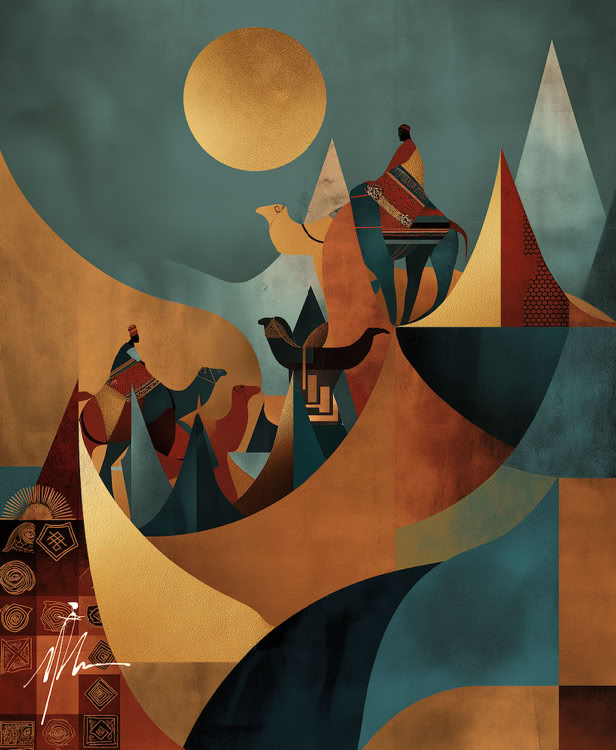 Abstract Art by Mutaz